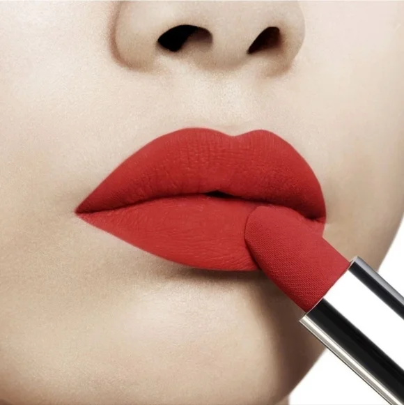 DIOR  Rouge Dior Refillable Lipstick 999 Velvet, Full Size. NWOB. - Picture 10 of 12